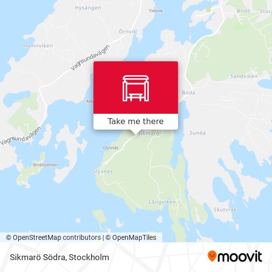 Sikmarö Södra map