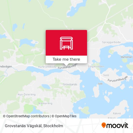 Grovstanäs Vägskäl map