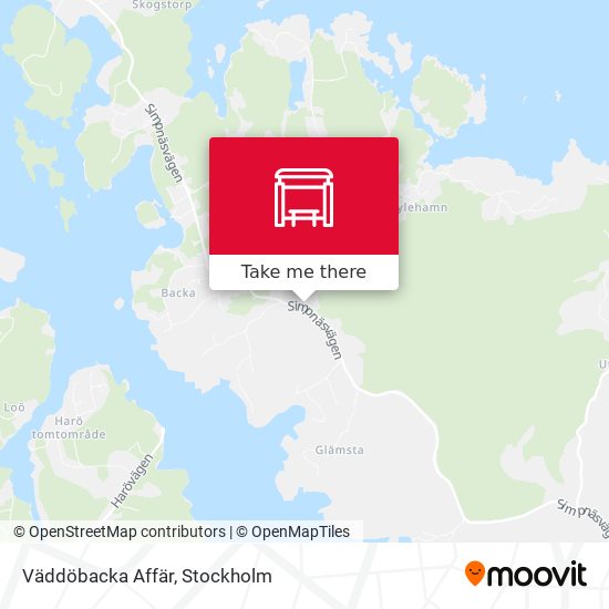 Väddöbacka Affär map