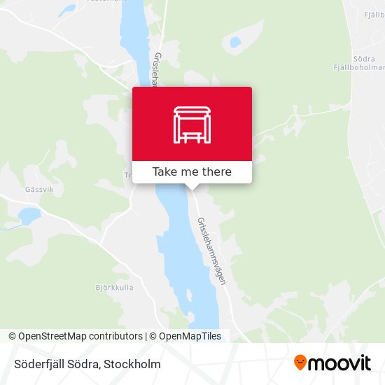 Söderfjäll Södra map