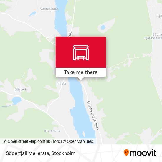 Söderfjäll Mellersta map