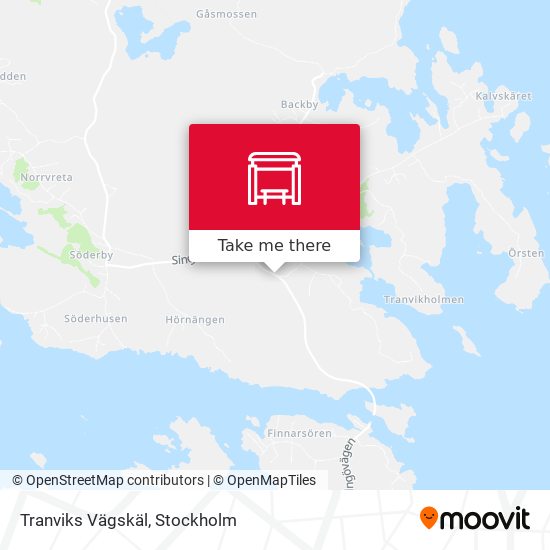 Tranviks Vägskäl map