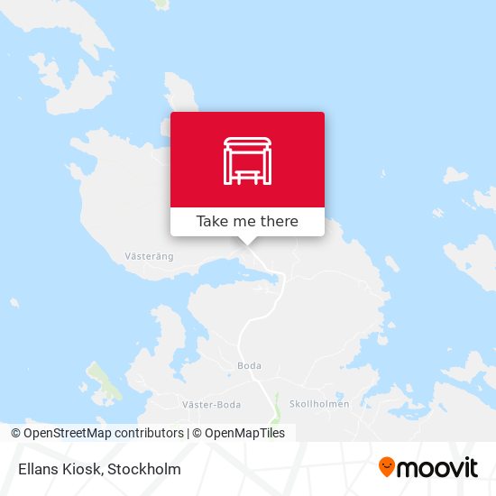 Ellans Kiosk map