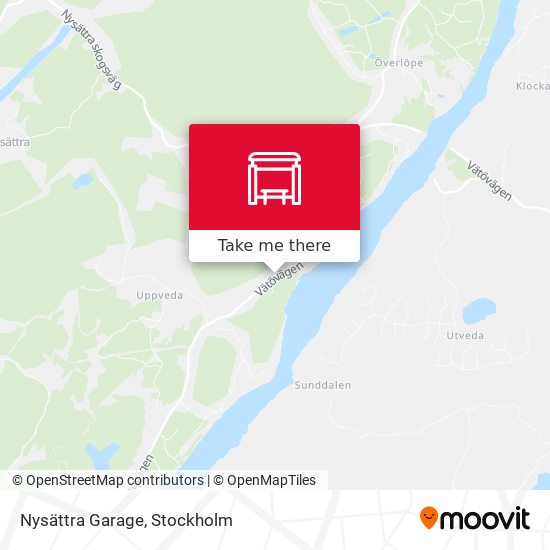 Nysättra Garage map