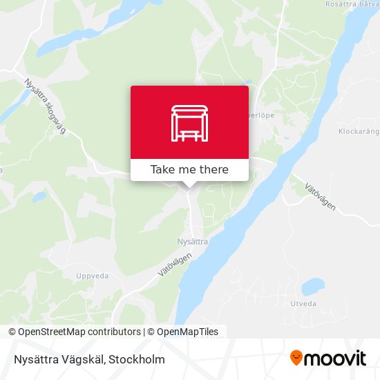 Nysättra Vägskäl map