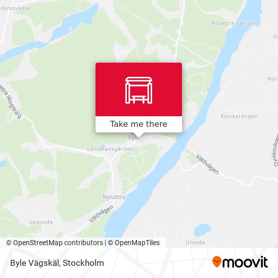 Byle Vägskäl map