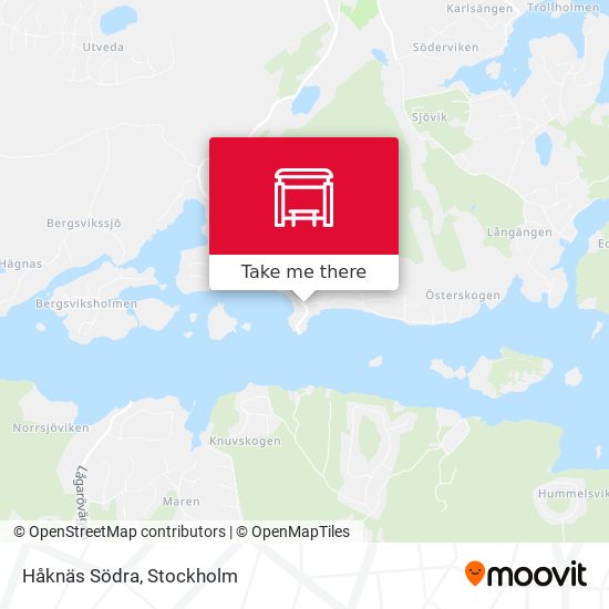 Håknäs Södra map