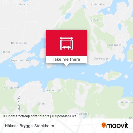 Håknäs Brygga map