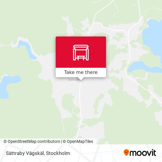 Sättraby Vägskäl map