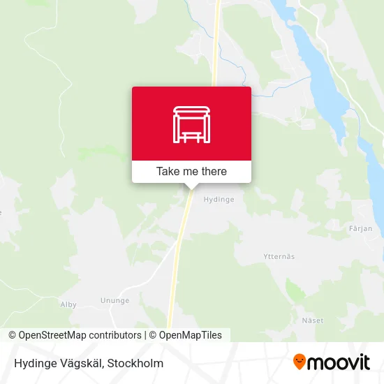 Hydinge Vägskäl map
