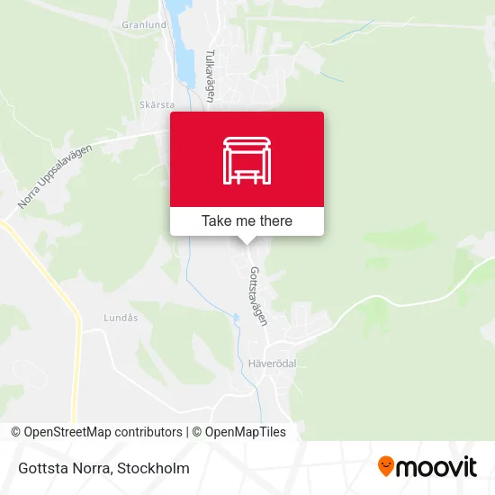 Gottsta Norra map