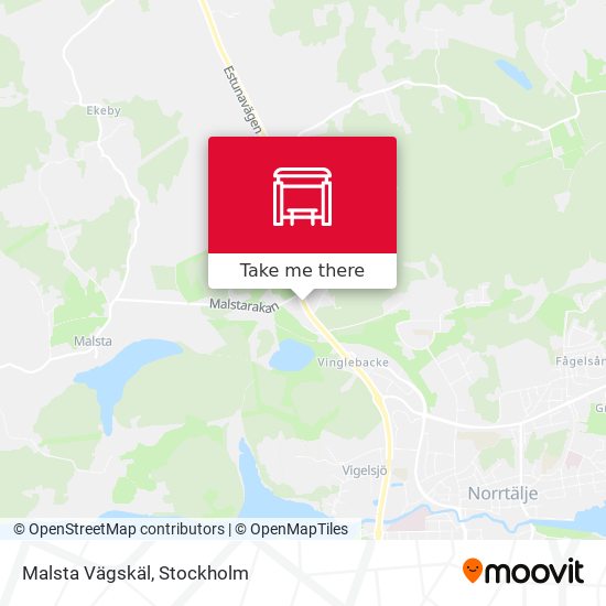 Malsta Vägskäl map