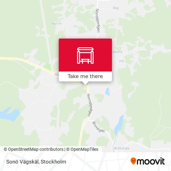 Sonö Vägskäl map