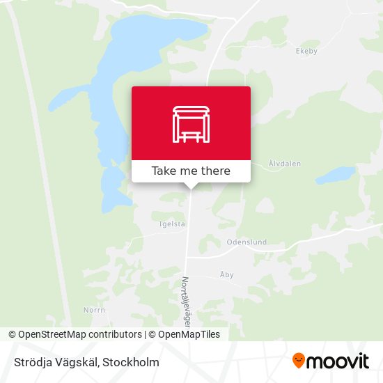 Strödja Vägskäl map