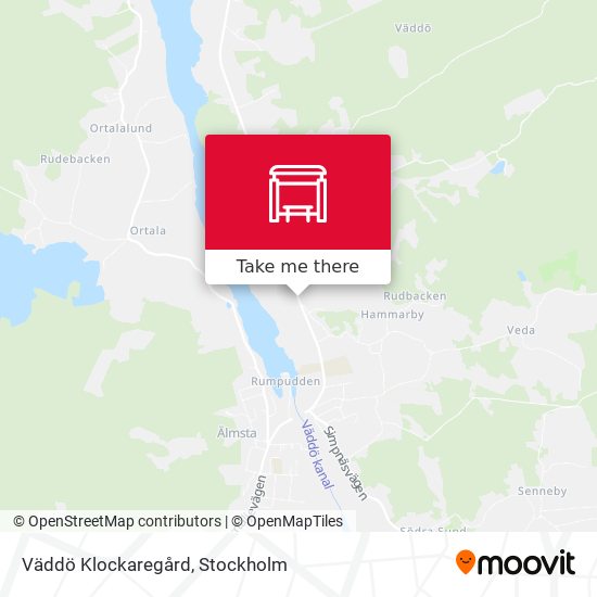 Väddö Klockaregård map