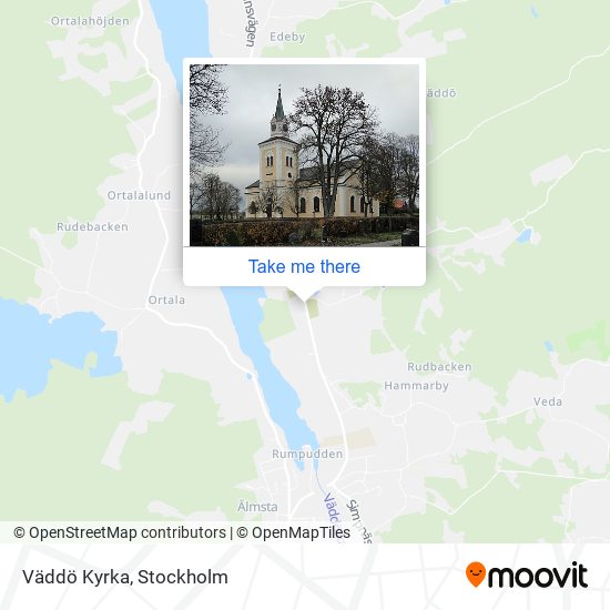 Väddö Kyrka map