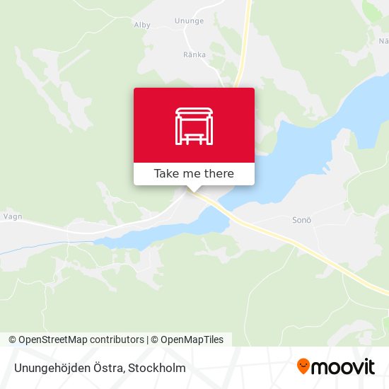 Unungehöjden Östra map