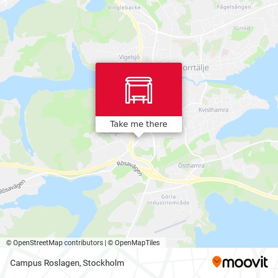 Campus Roslagen map