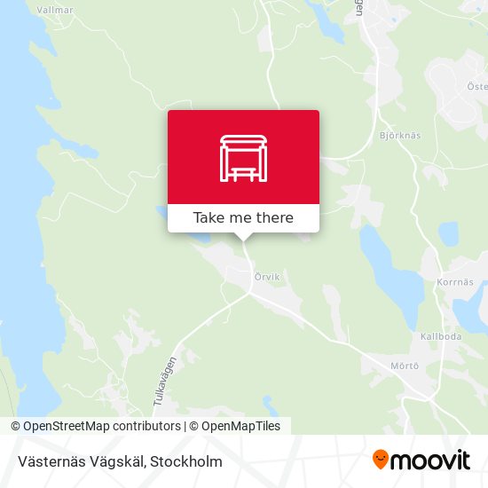 Västernäs Vägskäl map
