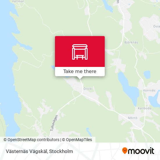 Västernäs Vägskäl map