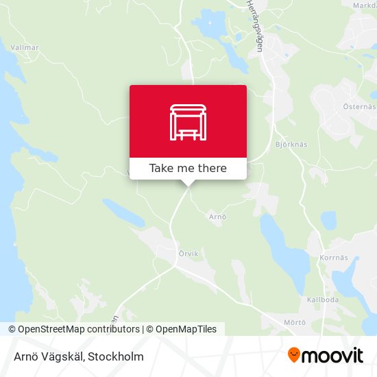 Arnö Vägskäl map