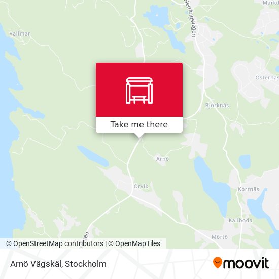 Arnö Vägskäl map