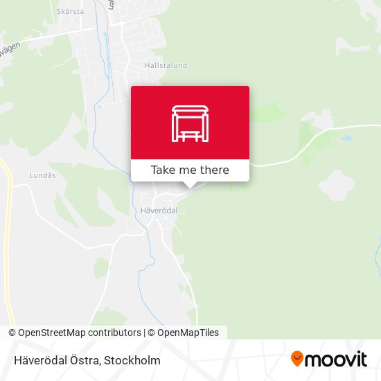 Häverödal Östra map