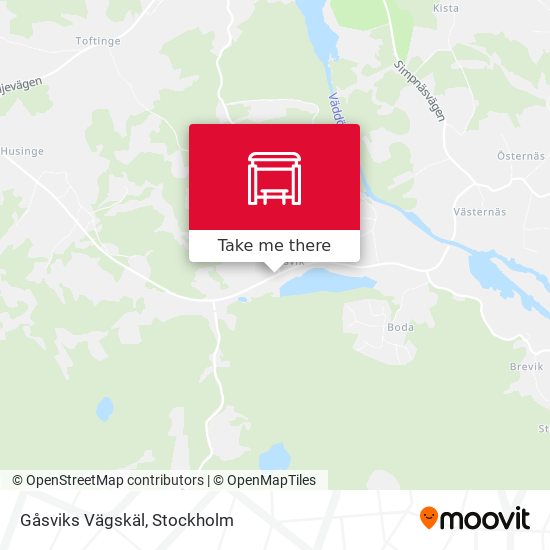 Gåsviks Vägskäl map