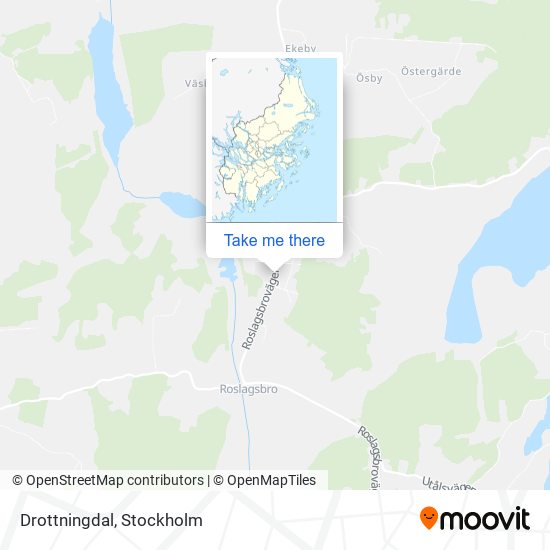 Drottningdal map