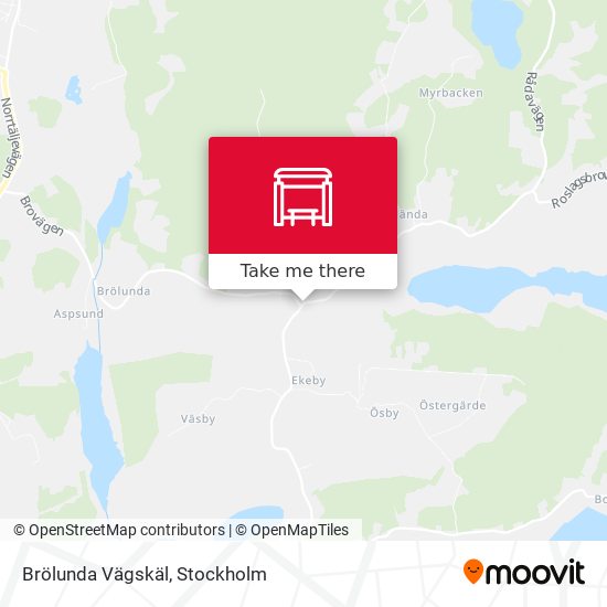Brölunda Vägskäl map