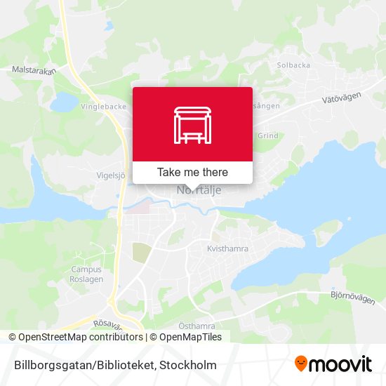 Billborgsgatan/Biblioteket map