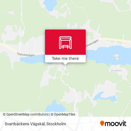 Svartbäckens Vägskäl map