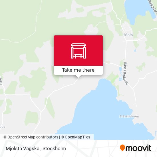 Mjölsta Vägskäl map