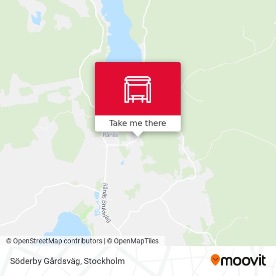 Söderby Gårdsväg map