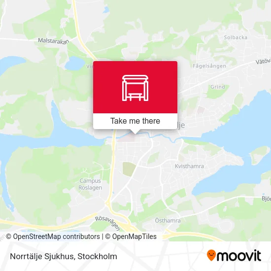 Norrtälje Sjukhus map