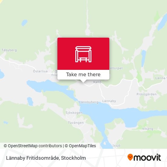 Lännaby Fritidsområde map