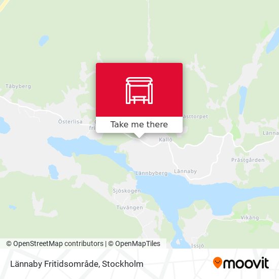 Lännaby Fritidsområde map