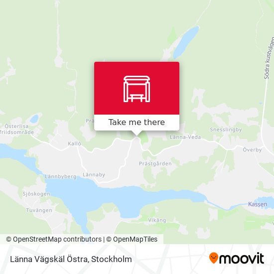Länna Vägskäl Östra map