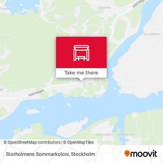 Storholmens Sommarkoloni map