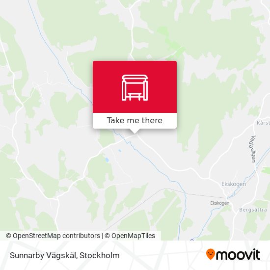 Sunnarby Vägskäl map