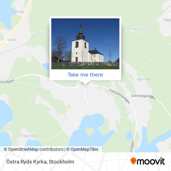 Östra Ryds Kyrka map