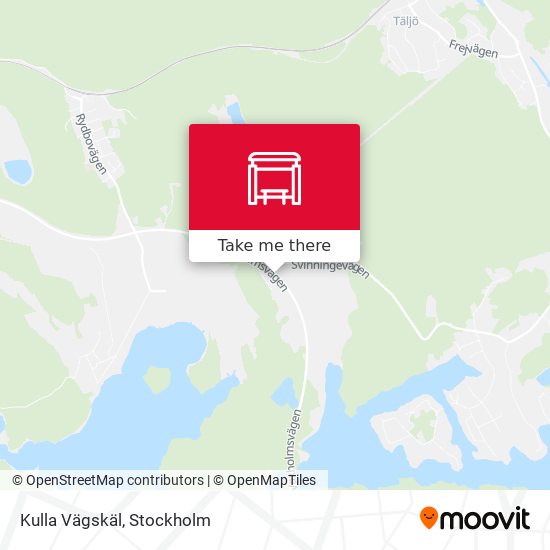 Kulla Vägskäl map