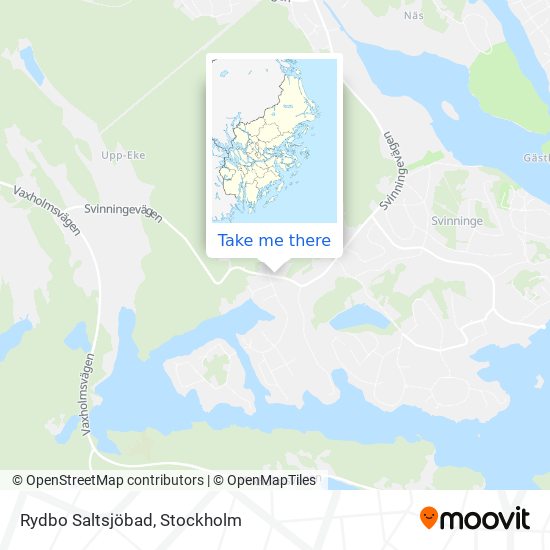 Rydbo Saltsjöbad map