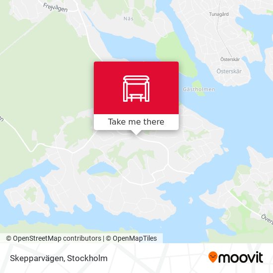 Skepparvägen map