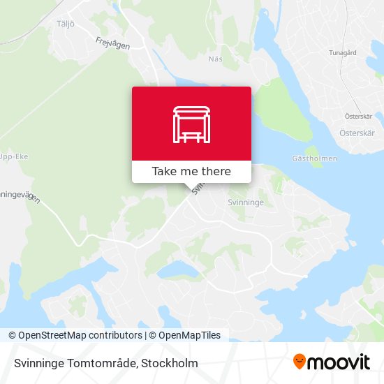 Svinninge Tomtområde map