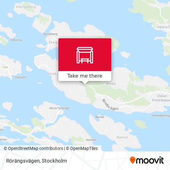 Rörängsvägen map