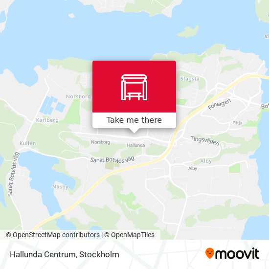 Hallunda Centrum map