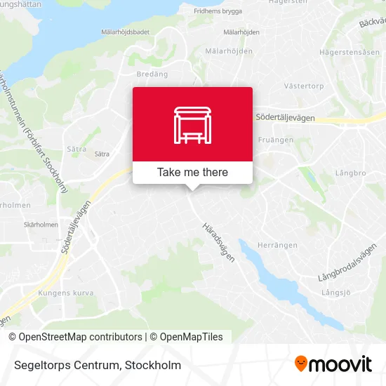 Segeltorps Centrum map