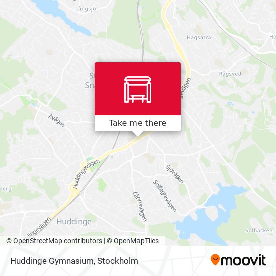 Huddinge Gymnasium map