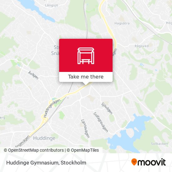 Huddinge Gymnasium map